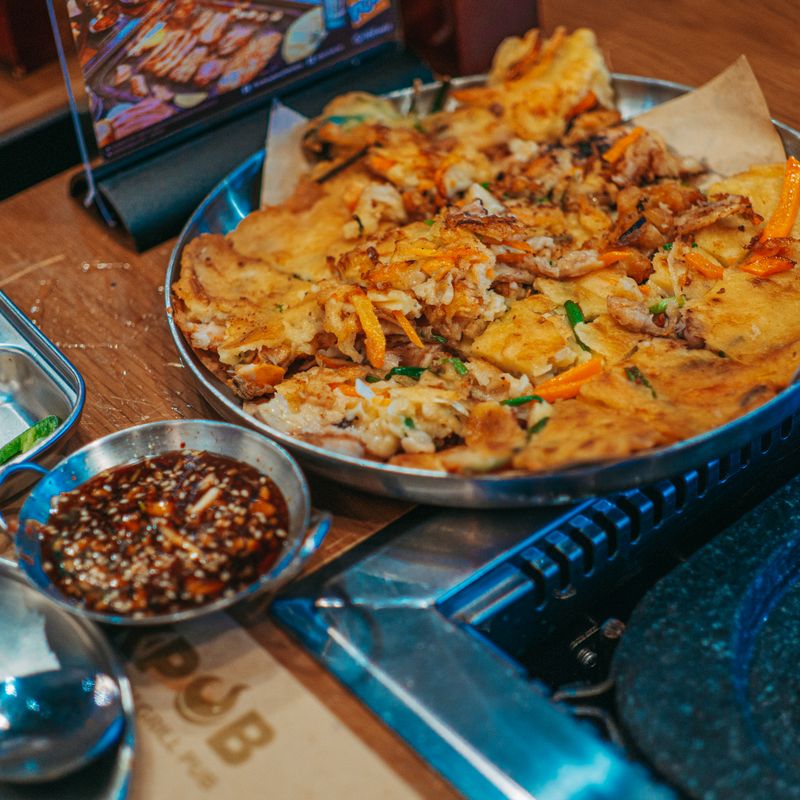Korean Shrimp Pajeon