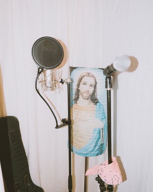 イエス・キリスト, カトリック, マイクロフォンの無料の写真素材
