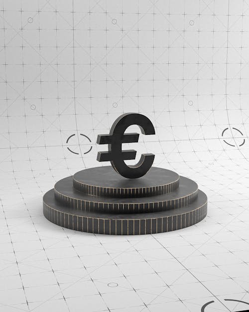 Euro Symbol on a Podium