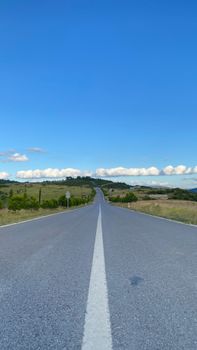 Explore the open road with this scenic view in Şile, İstanbul, perfect for travel enthusiasts.