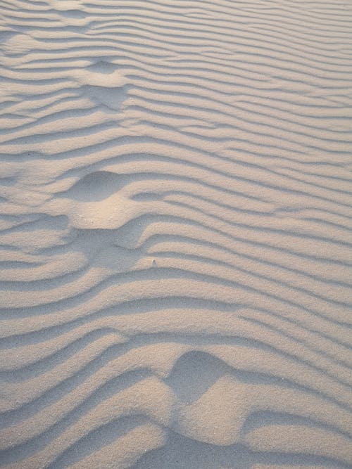 High Angle Shot of Sand Dunes