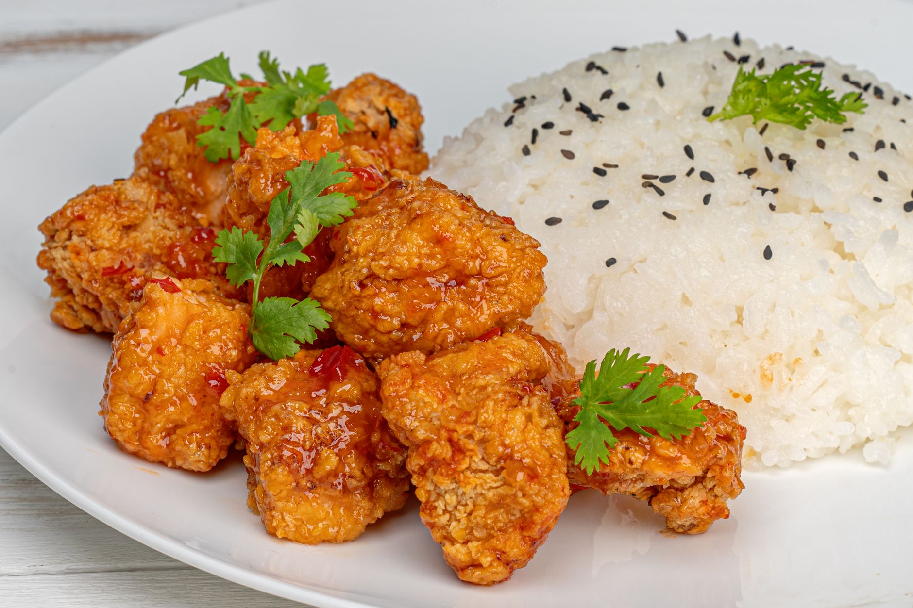 20-Min Orange Chicken & Rice