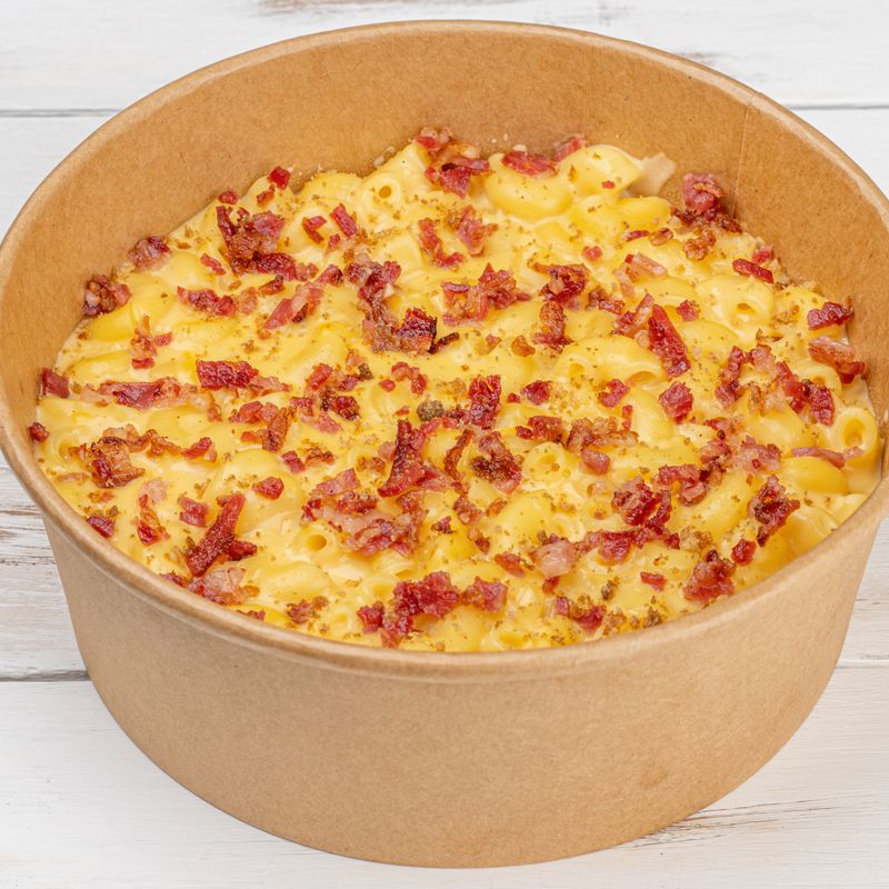Holiday Baked Mac with Smoked Gouda and Applewood Bacon
