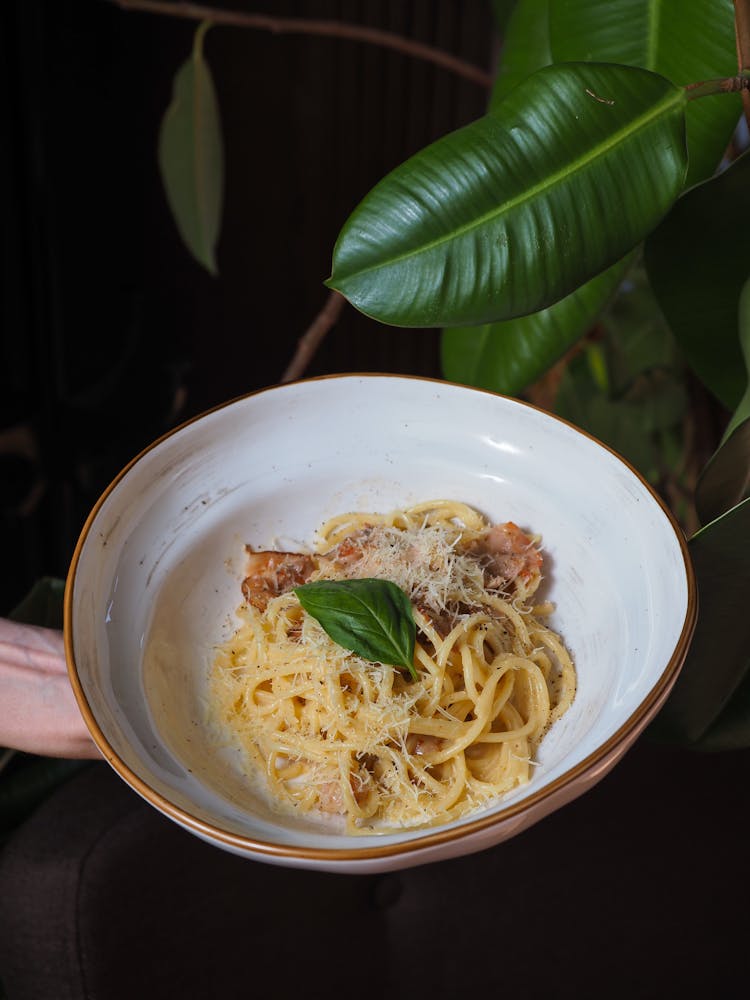 Pasta Serving In Restaurant