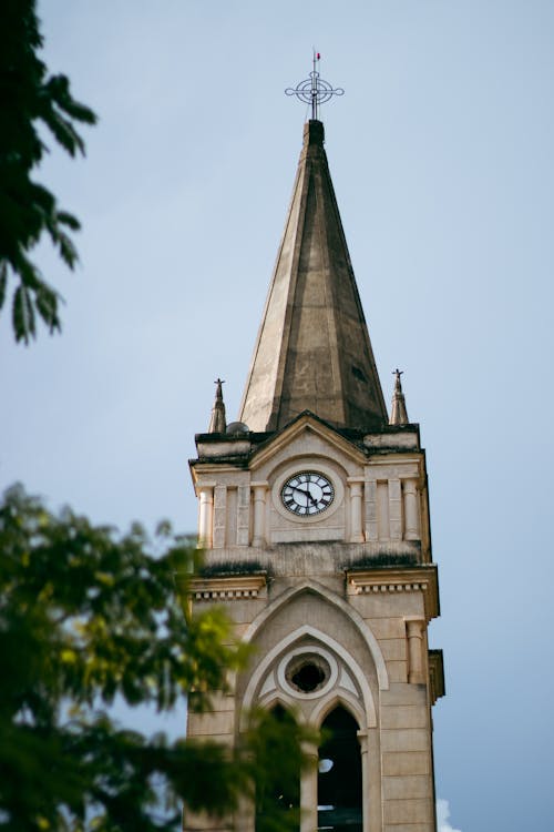 The Clock Tower of the Igreja Nossa Senhora do Rosario de Goias
