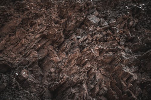 Free Brown and Black Rock Formation Stock Photo