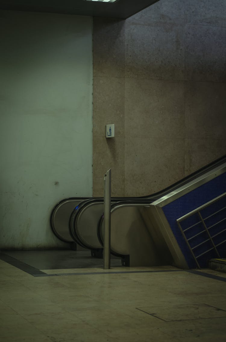 An Empty Escalator