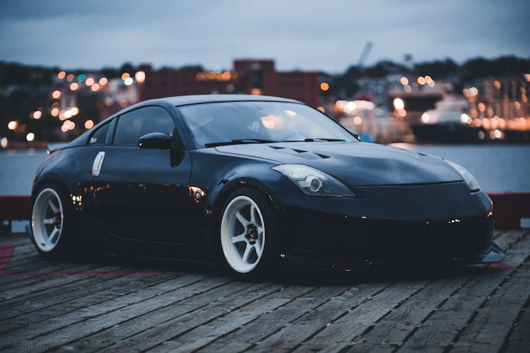 Black Car On Wooden Dock