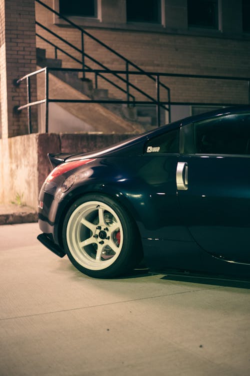 Close-up of a Nissan 350z