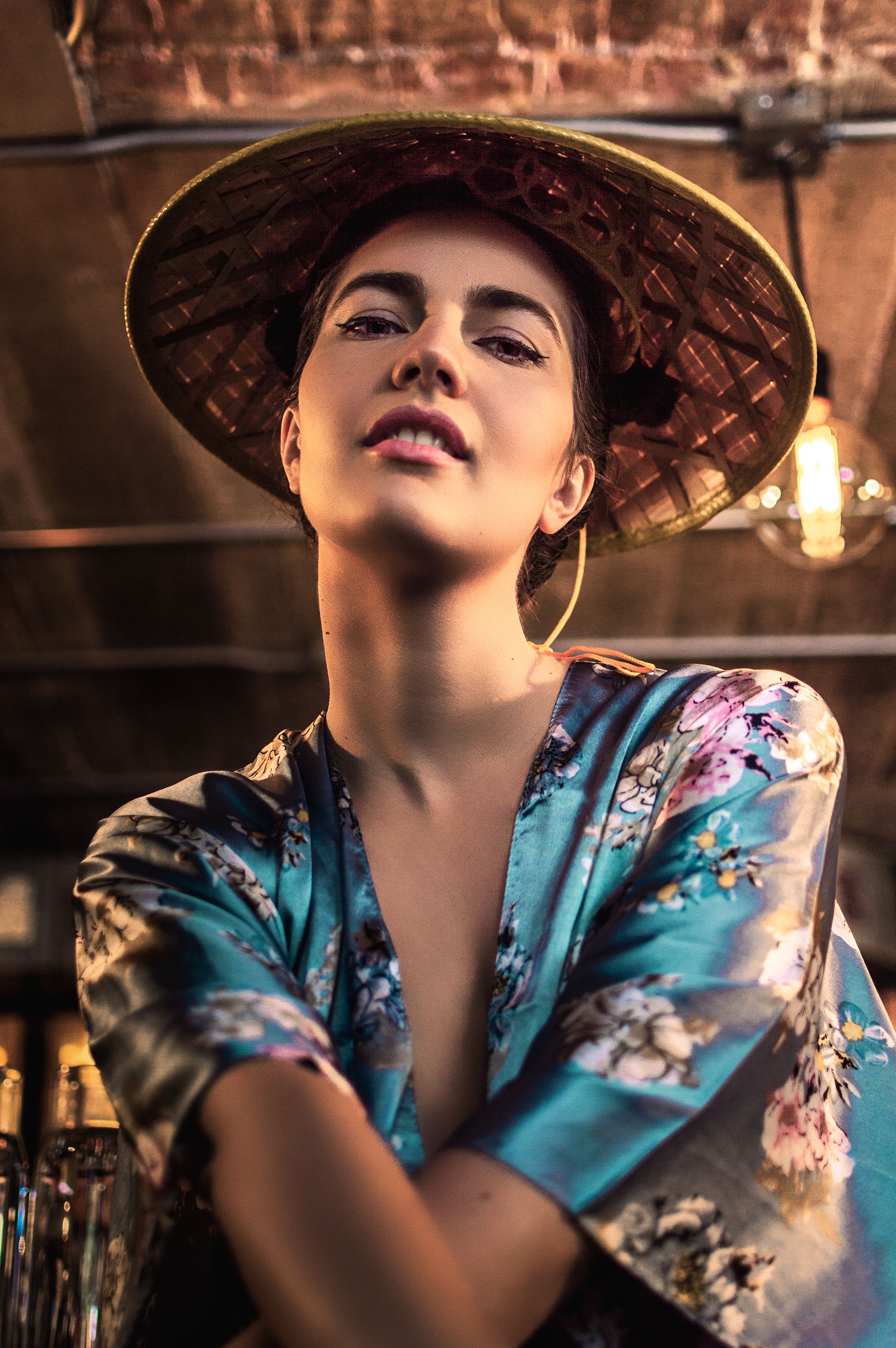 A Woman Wearing a Brown Hat · Free Stock Photo