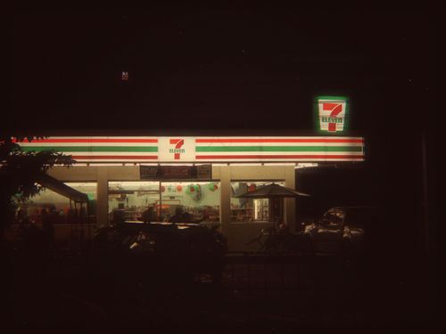 Free stock photo of convenience store, old film, retro Stock Photo