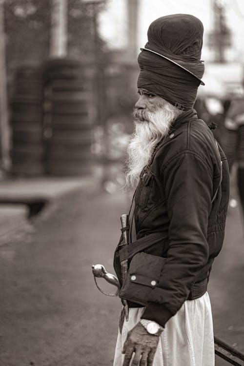 Man in Turban and with Sword