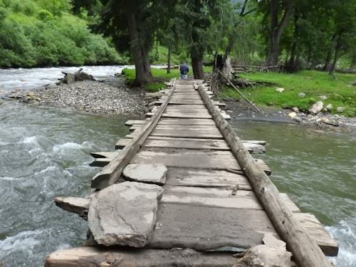 Foto stok gratis jembatan, sungai