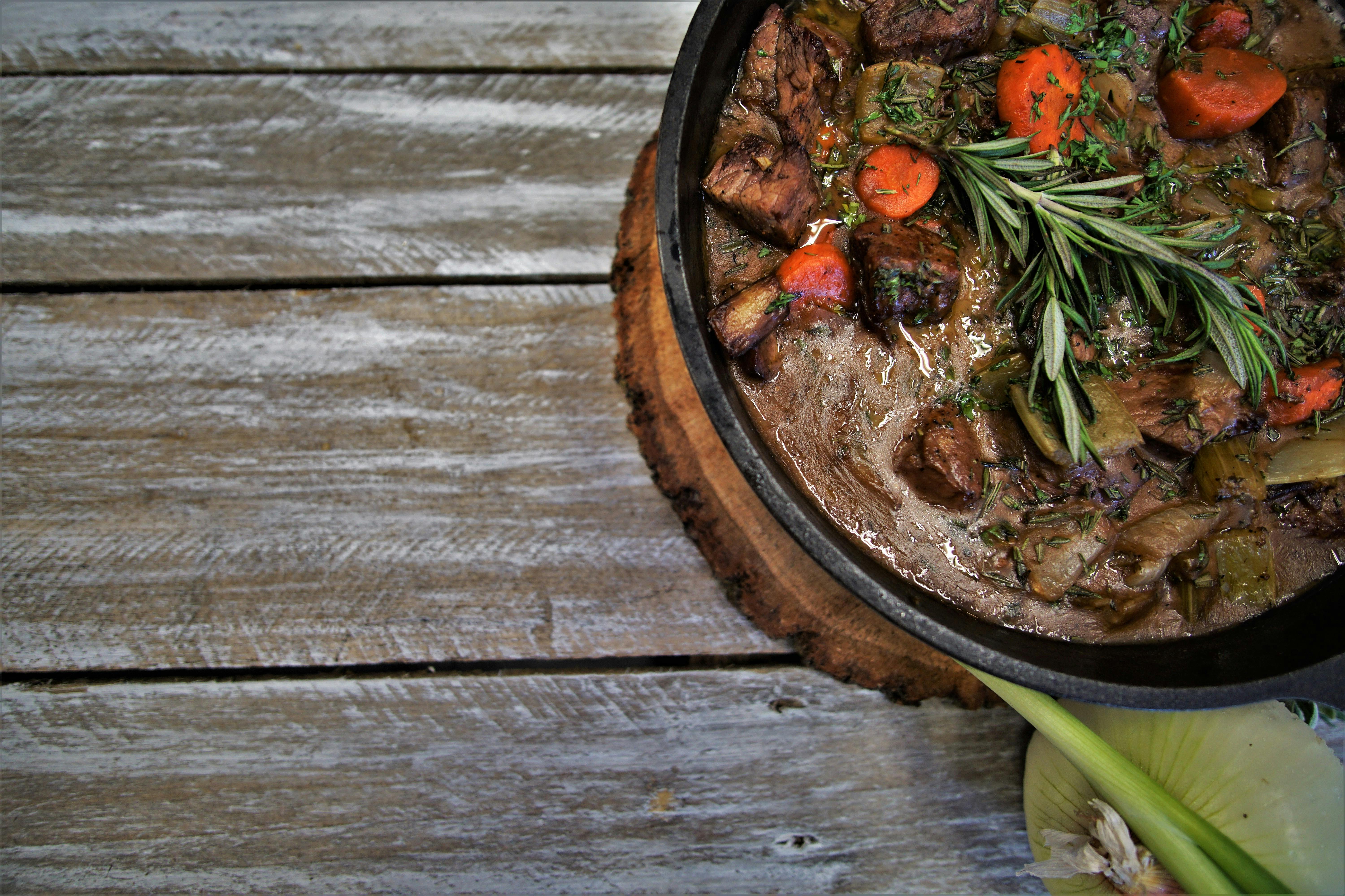 Free stock photo of beef stew