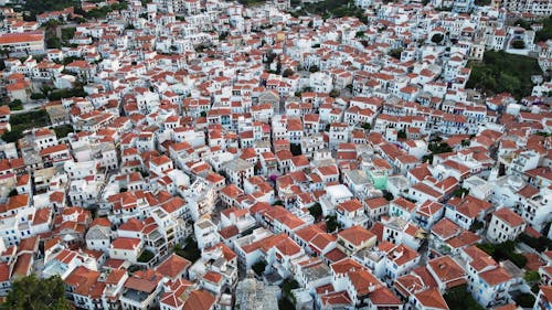 คลังภาพถ่ายฟรี ของ skopelos, กรีซ, ตึก