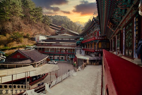 The Guinsa Temple Near Mountain in South Korea