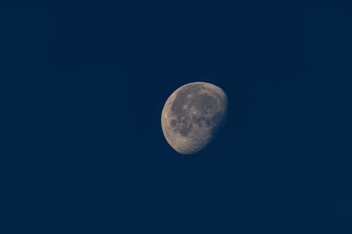 Free Half Moon With Black Background Stock Photo