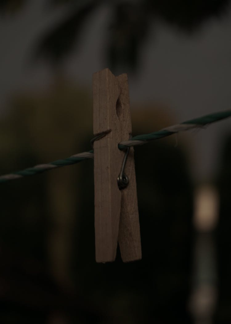 Wooden Clip On Line