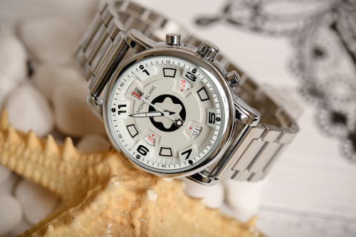 Kostenloses Stock Foto zu armbanduhr, mont blanc, nahansicht