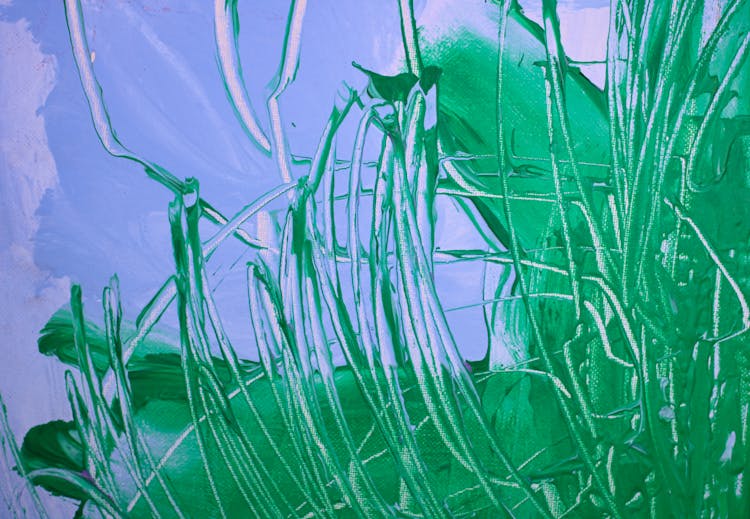 Green And Blue Abstract Painting