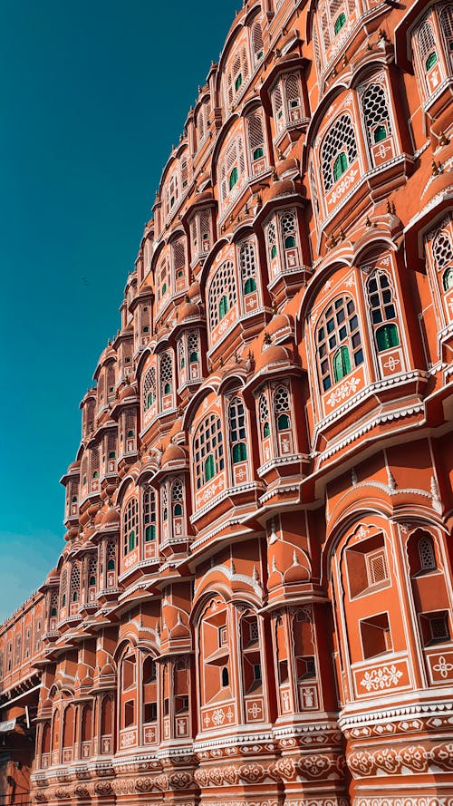 Foto stok gratis arsitektur mughal, fasad, istana