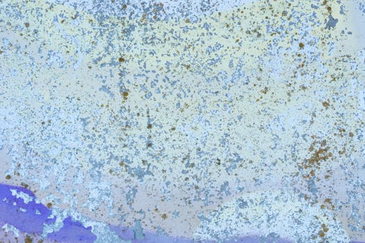 Close-up of a rusty, weathered metal surface showcasing a unique textured pattern.