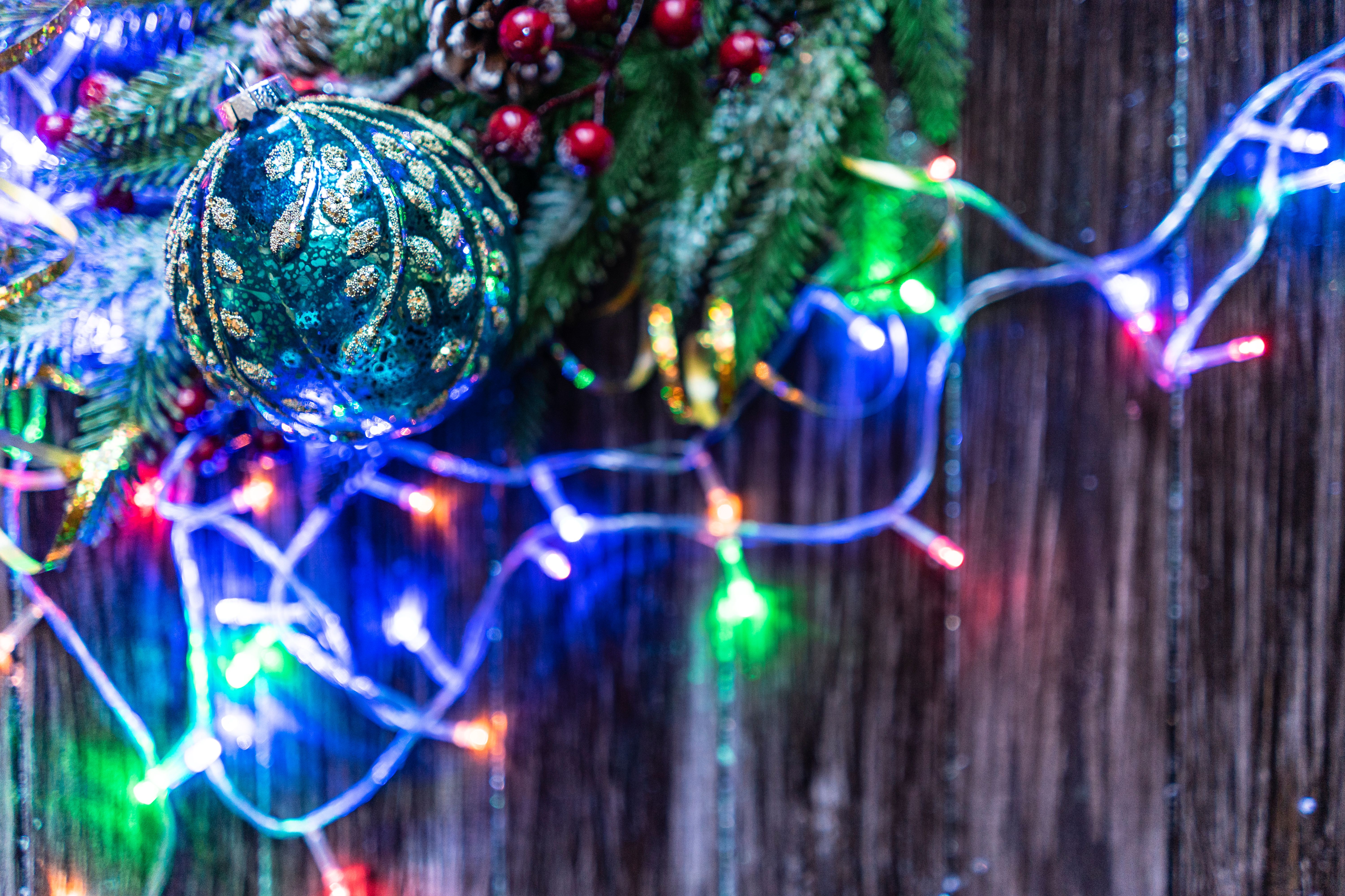 still-life-with-christmas-lights-free-stock-photo