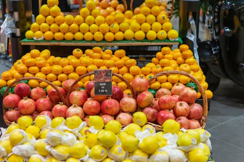 Fruits Displayed on Supermarket 