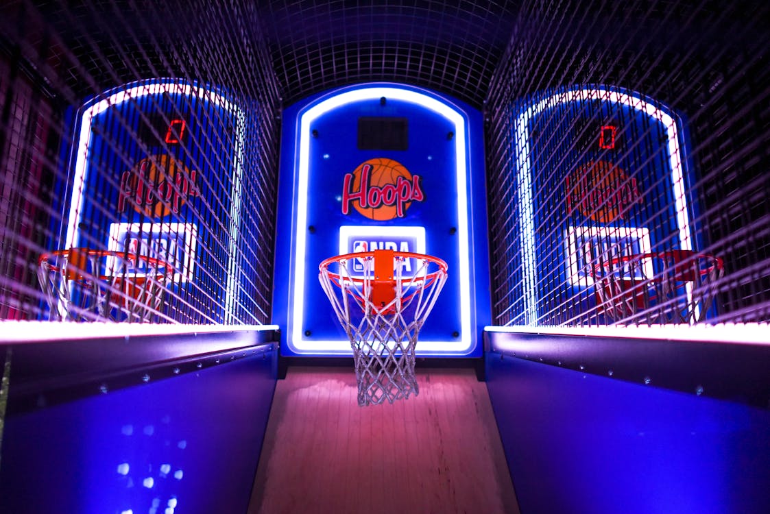 Close Upfoto Van Basketball Arcade