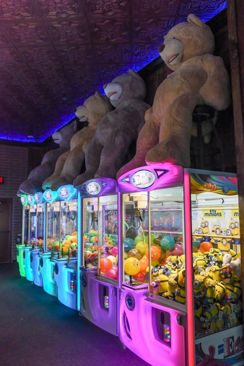 Free stock photo of amusement ride, arcade, arcade game