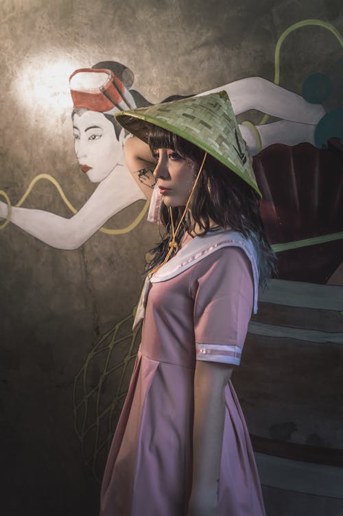 Darmowe zdjęcie z galerii z azjatka, efekt świetlny, kobieta