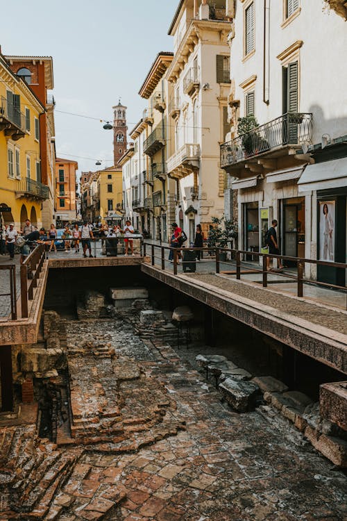 Foto d'estoc gratuïta de barri antic, canal, carrer