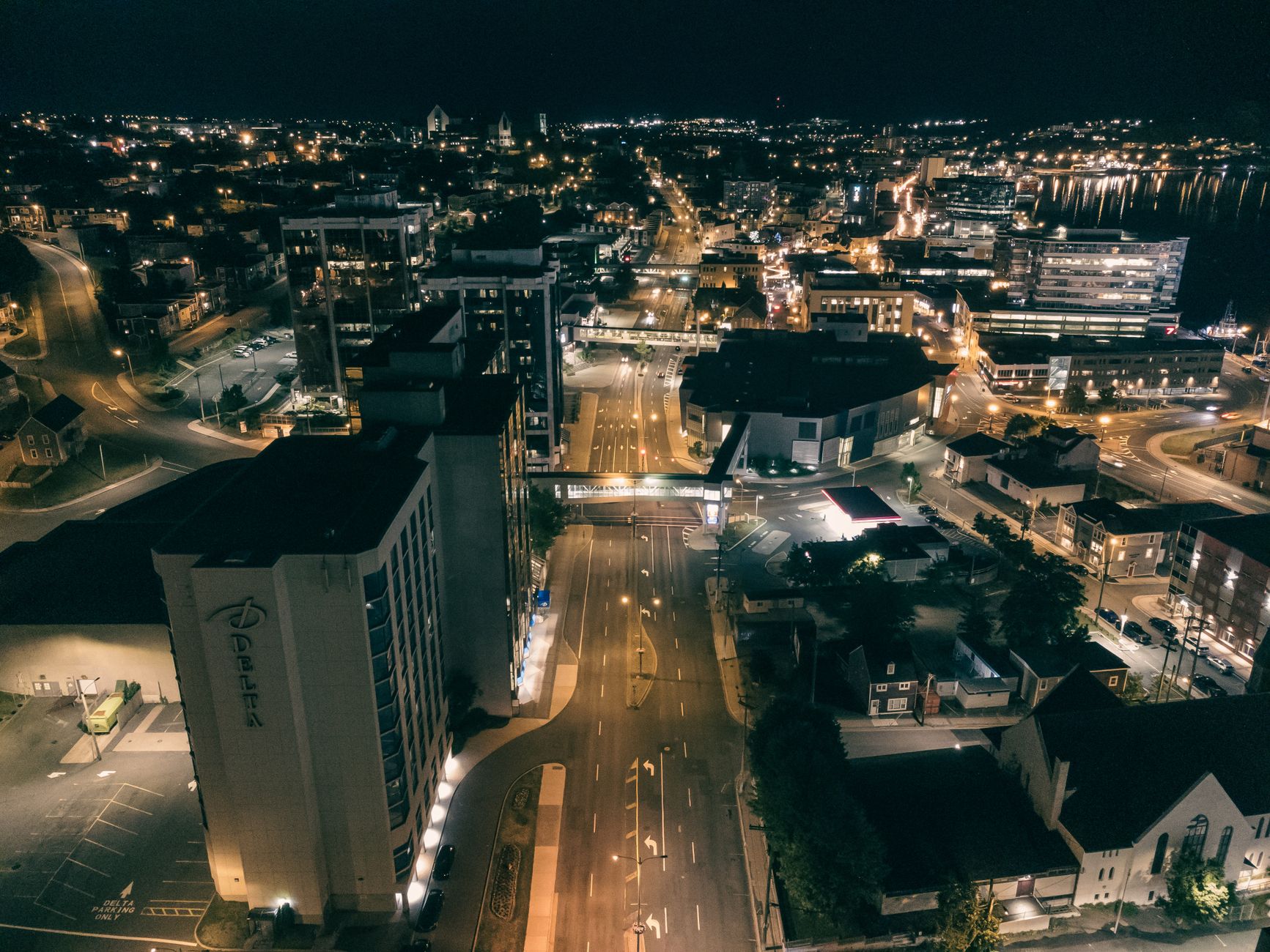 Delta cityscape