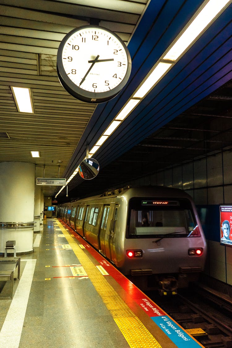 Empty Subway Platform 