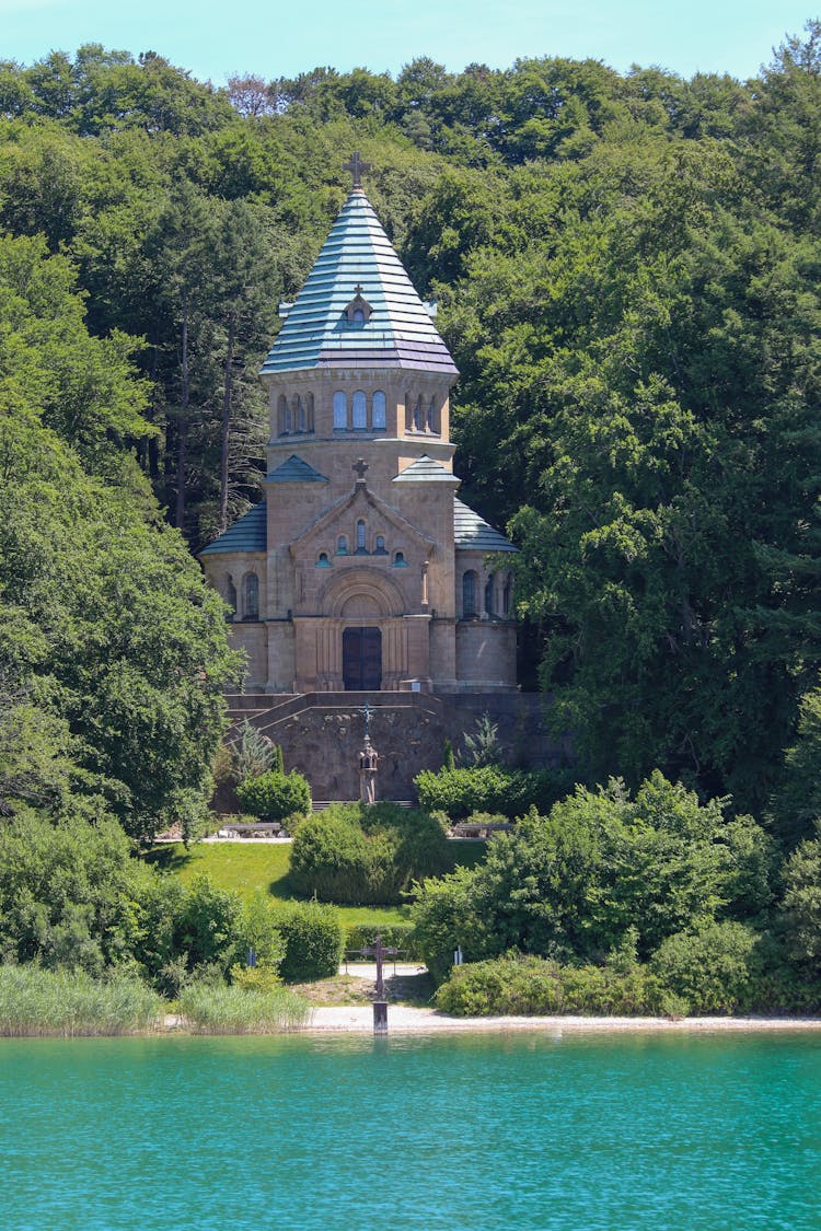 A View Of The Votivkapelle Memorial Chapel St Louis In Germany
