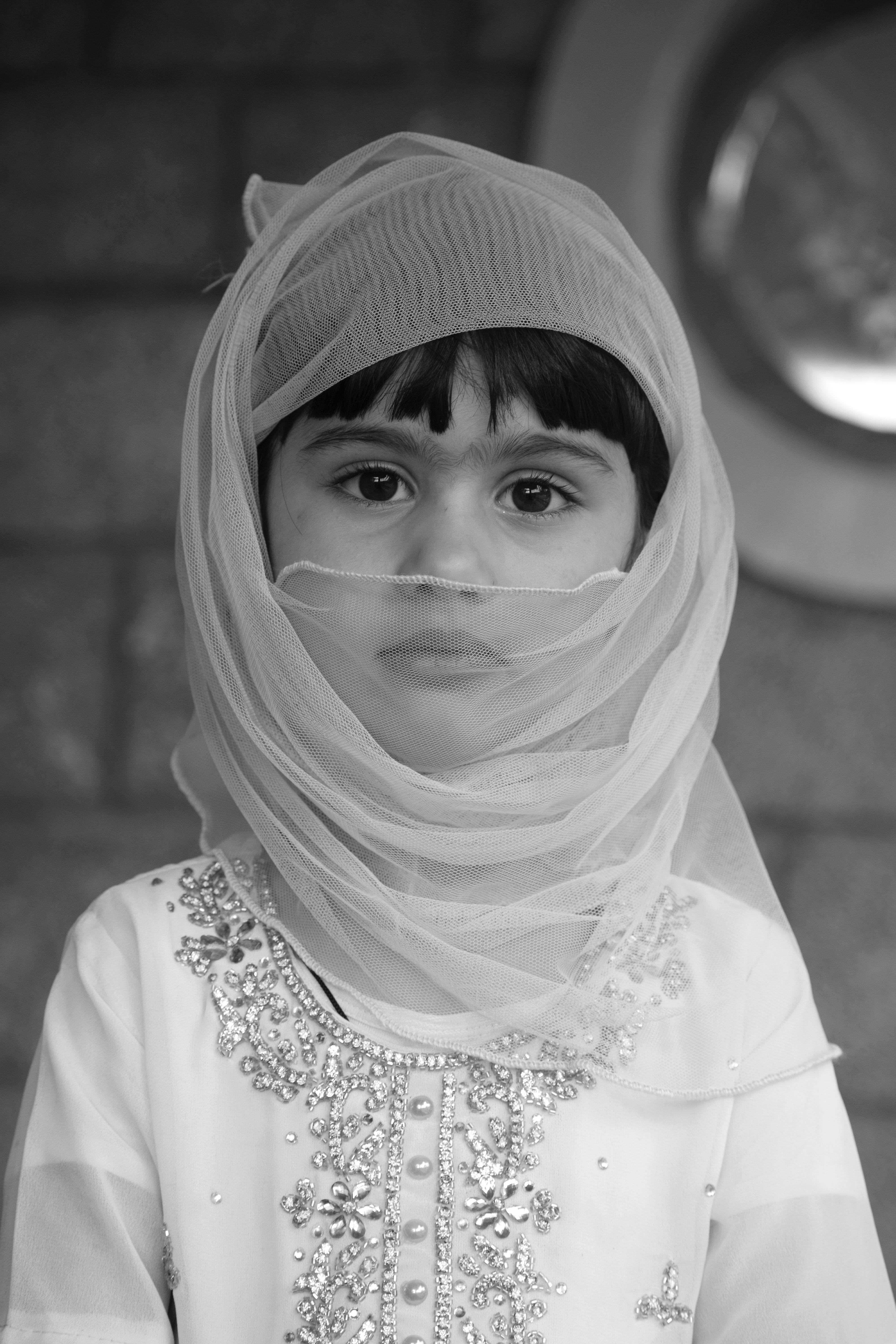 Photo of a Girl in a Red Hijab · Free Stock Photo