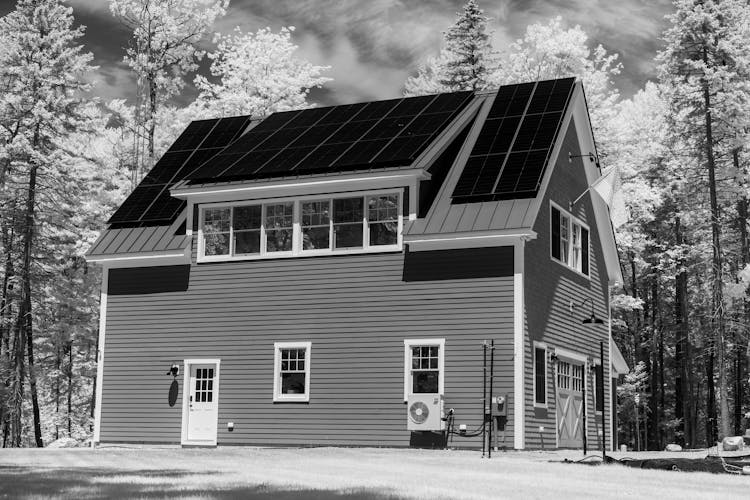 Solar Panels On House