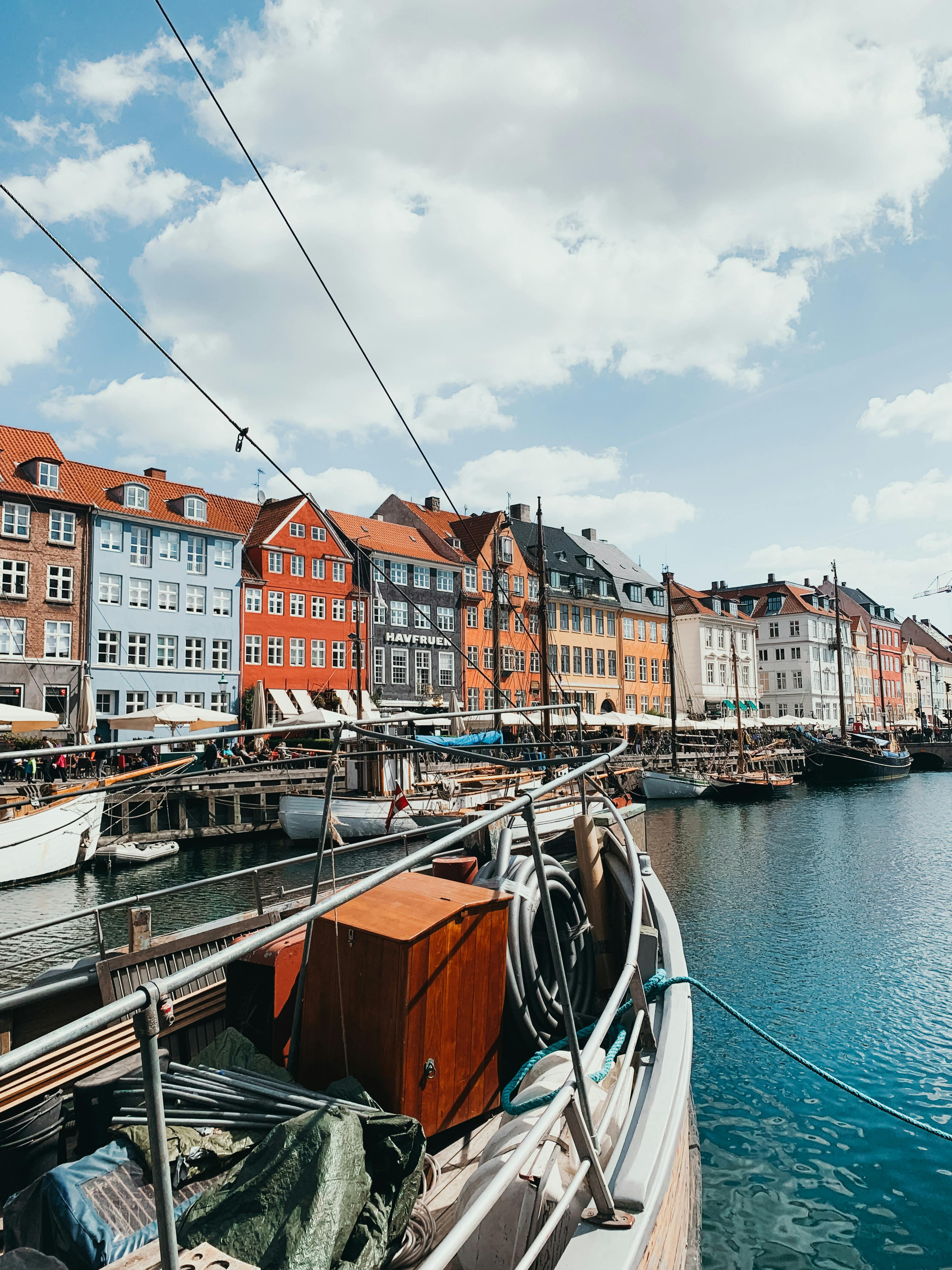 Copenhagen Denmark, colorful houses, embankment, old ship, HD wallpaper |  Peakpx