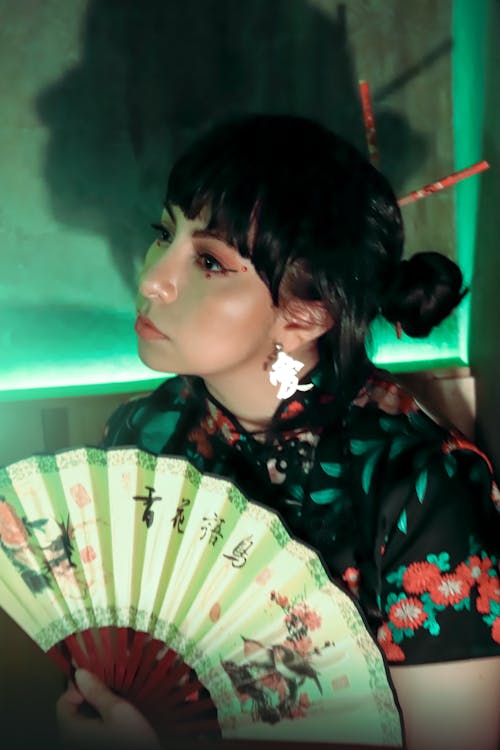 Ingyenes stockfotó divatfotózás, függőleges lövés, japán kultúra témában