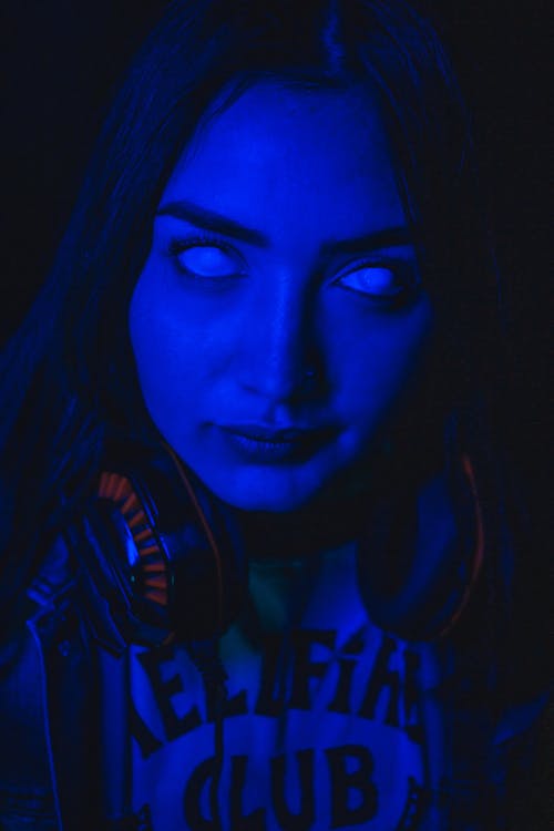Free stock photo of blue, horror, netflix