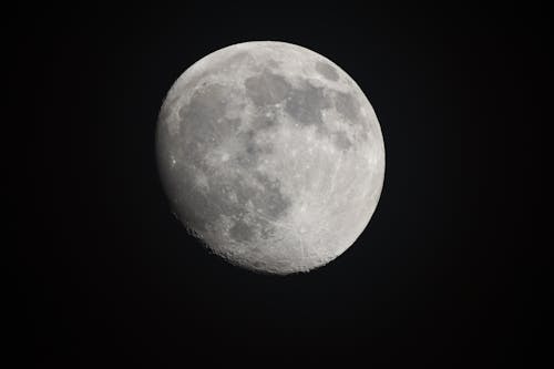 Close-Up Shot of the Moon