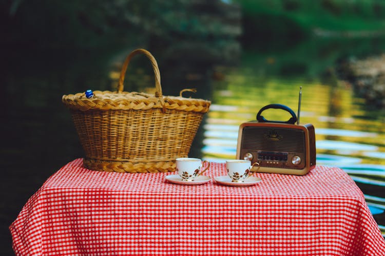 A Radio On Table