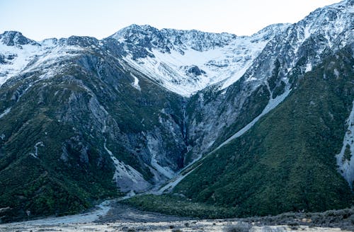 Foto d'estoc gratuïta de hivern, muntanya coberta de neu, muntanya nevada