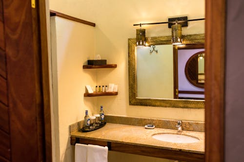 Luxury Bathroom Interior in Hotel