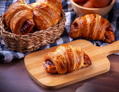 Ingyenes stockfotó croissant-ok, cukrászsütemény, élelmiszer témában