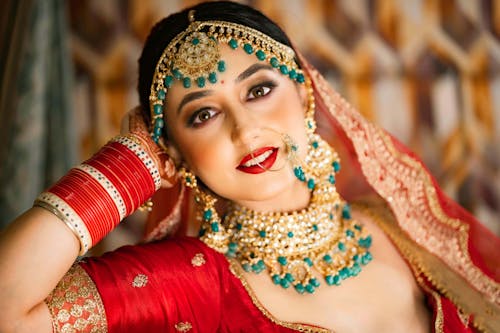Základová fotografie zdarma na téma bindi, detail, indiánské nevěsty