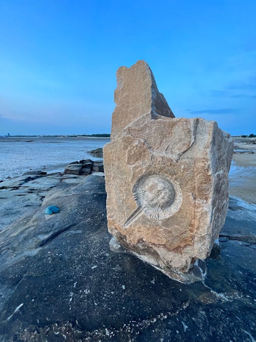 Fotos de stock gratuitas de orilla del mar, piedra, tiro vertical