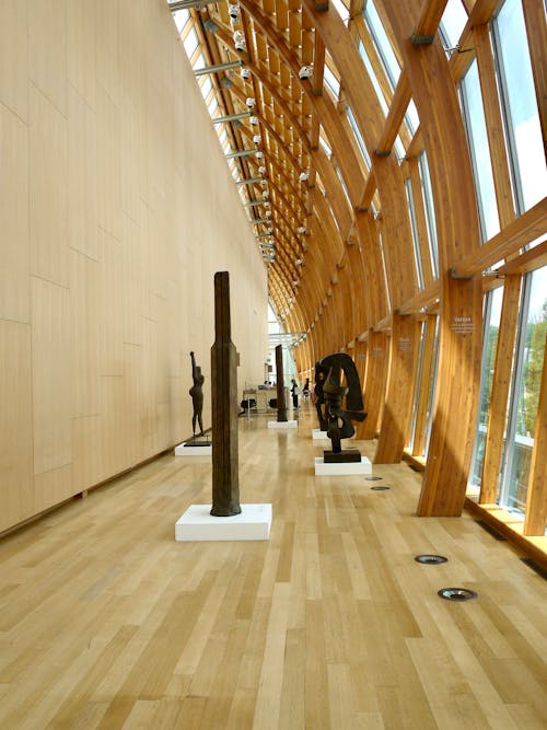 Modern Sculptures Exhibition in Museum