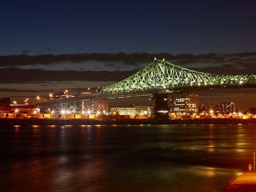 Free stock photo of bridge, night city, night photo