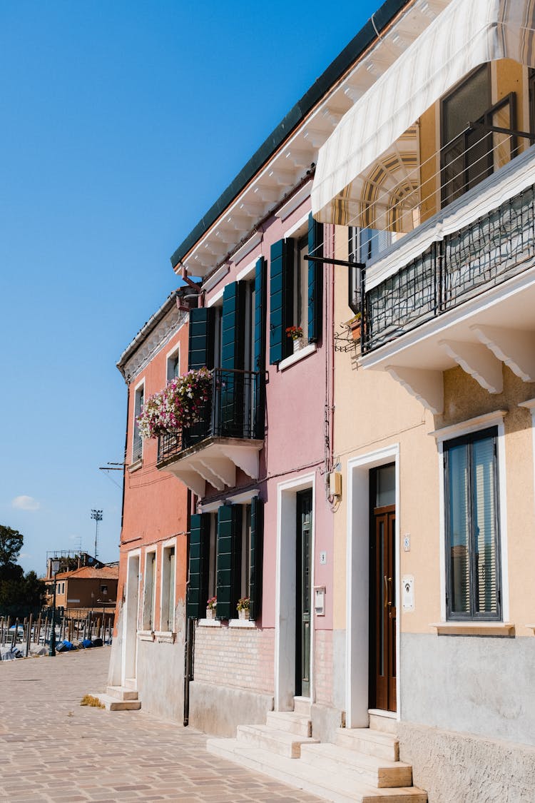 Traditional Venetian Buildings, Venice, Italy 